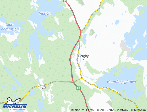 Mapa MICHELIN Sjökalla - ViaMichelin