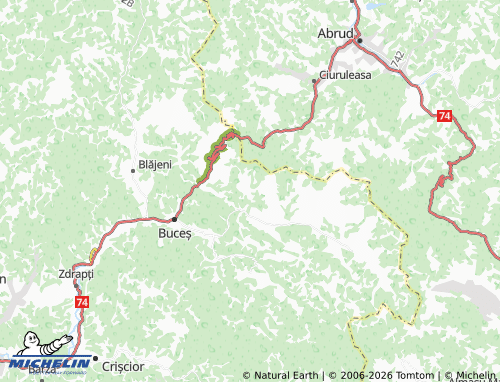 Mappa MICHELIN Grohoțele - ViaMichelin