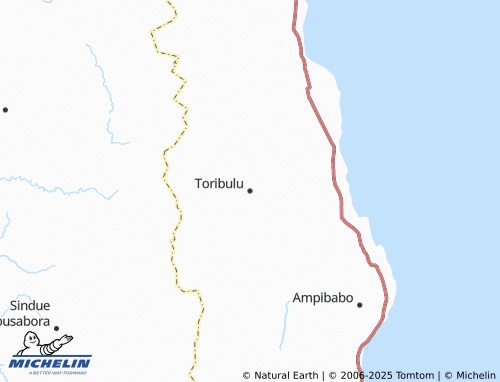 MICHELIN Toribulu map - ViaMichelin