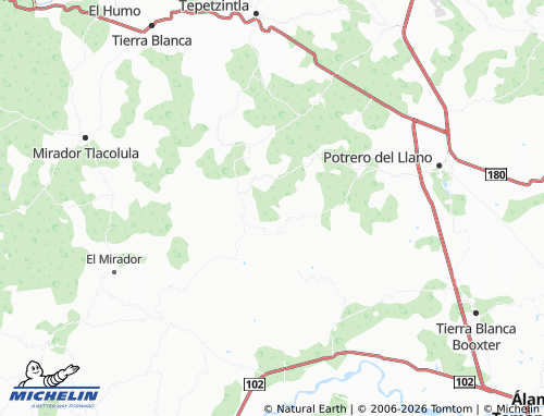 Mapa MICHELIN Tamatoco - ViaMichelin