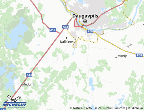 Mapa MICHELIN Mičurinietis - ViaMichelin