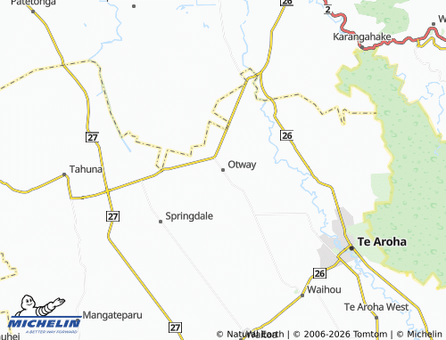 Mapa MICHELIN Otway - ViaMichelin