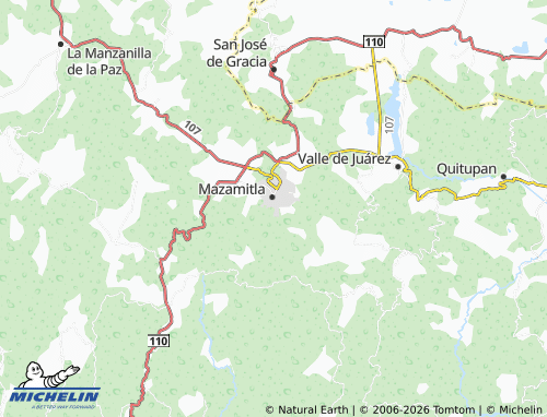 MICHELIN Las Charandas map - ViaMichelin