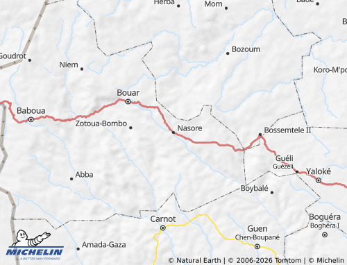 MICHELIN Baoro map - ViaMichelin