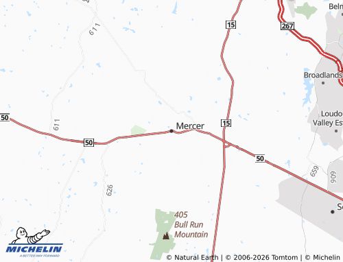 Mapa MICHELIN Mercer - ViaMichelin
