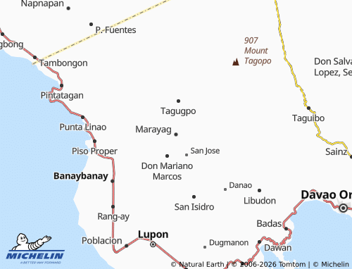 MICHELIN Marayag map - ViaMichelin
