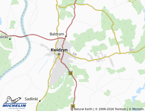 Carte MICHELIN Górki - ViaMichelin