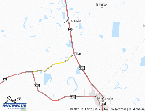 Kaart MICHELIN Tillar - ViaMichelin