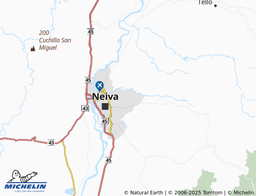MICHELIN Los Colores map - ViaMichelin