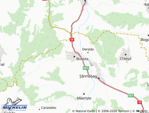 Mapa MICHELIN Bobota - ViaMichelin