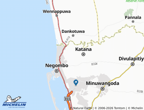 Mappa MICHELIN Ethgala South - ViaMichelin