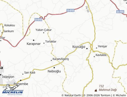 Mapa MICHELIN Şabankadı - ViaMichelin