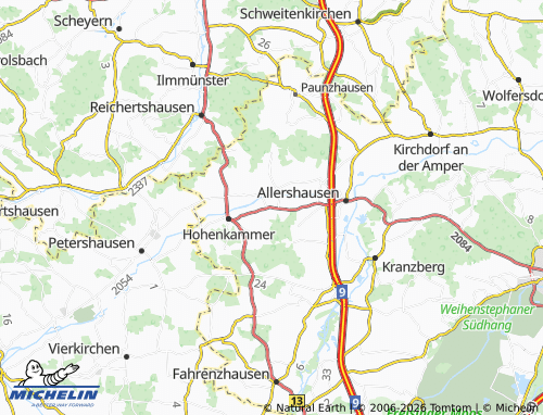 MICHELIN Eglhausen map - ViaMichelin