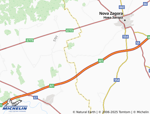 MICHELIN Sabrano map - ViaMichelin