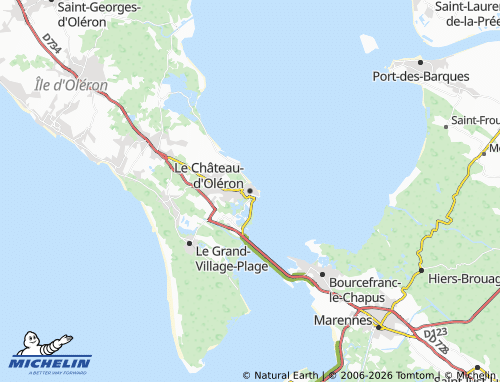 Mapa MICHELIN Le Château-d'Oléron - ViaMichelin