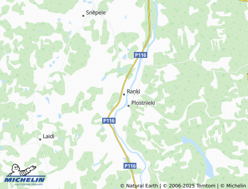 MICHELIN Raņķi map - ViaMichelin
