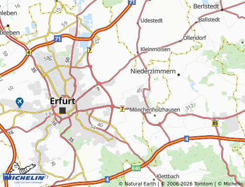 MICHELIN Azmannsdorf map - ViaMichelin