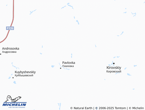MICHELIN Monastyrskiy map - ViaMichelin