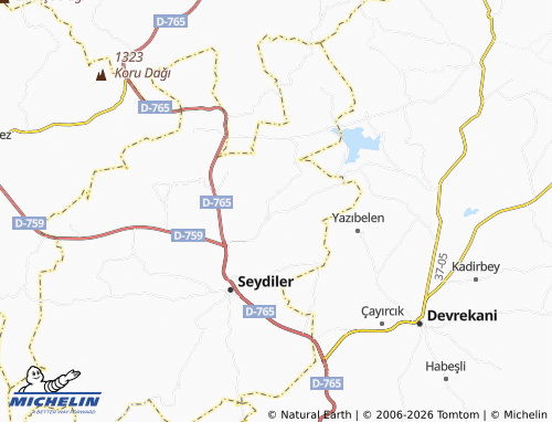 Mappa MICHELIN İncesu - ViaMichelin