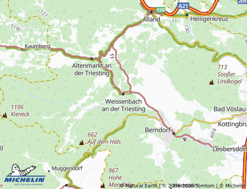 Mapa MICHELIN Weissenbach an der Triesting - ViaMichelin