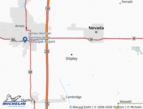 Mappa MICHELIN Shipley - ViaMichelin