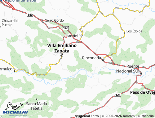 Mapa MICHELIN Ciudad Primavera - ViaMichelin