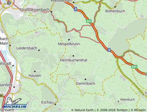 MICHELIN Heimbuchenthal map - ViaMichelin