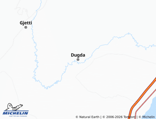 MICHELIN Dugda map - ViaMichelin