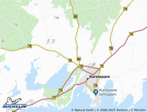 MICHELIN Unimäe map - ViaMichelin