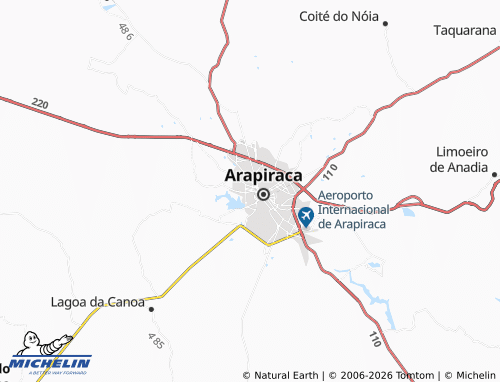 MICHELIN Baixão map - ViaMichelin