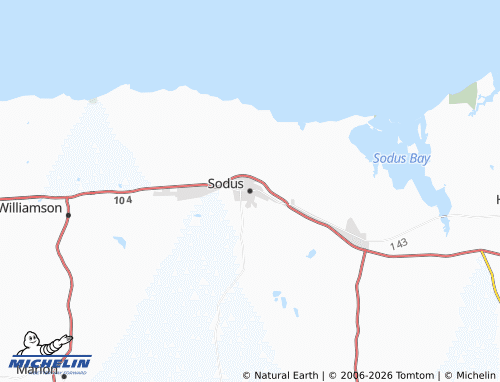 Mapa MICHELIN Sodus - ViaMichelin