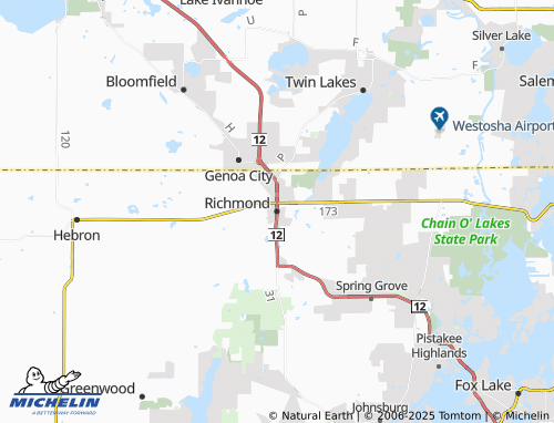 MICHELIN Richmond map - ViaMichelin