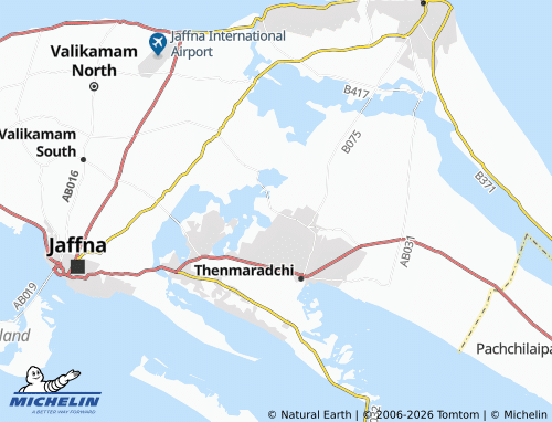 Mapa MICHELIN Madduvil North - ViaMichelin