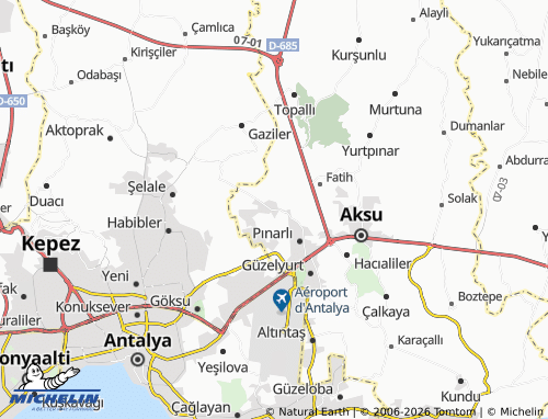 Mapa MICHELIN Çamköy - ViaMichelin
