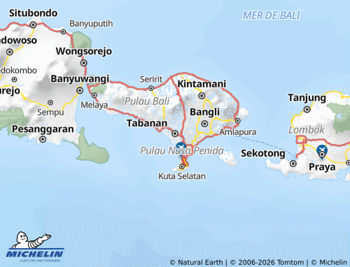 Carte MICHELIN Tabanan - ViaMichelin