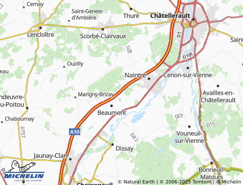 Mapa MICHELIN Pineau - ViaMichelin