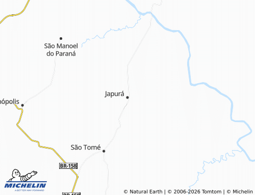 Mappa MICHELIN Japurá - ViaMichelin