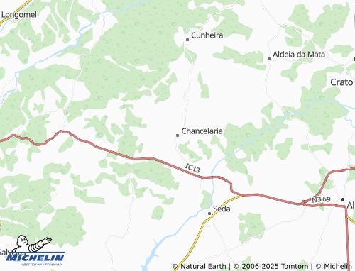MICHELIN Chancelaria map - ViaMichelin
