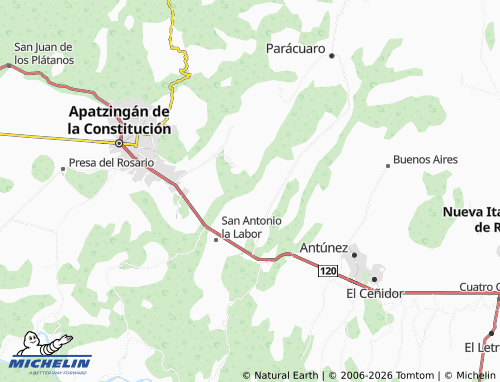 MICHELIN El Junco map - ViaMichelin