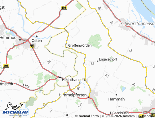 MICHELIN Am Deich map - ViaMichelin