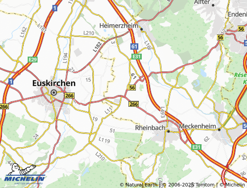 Carte MICHELIN Essig - ViaMichelin