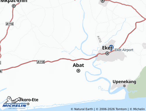 Mapa MICHELIN Mkpok - ViaMichelin