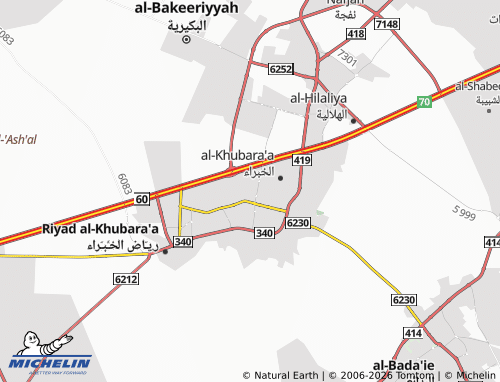 MICHELIN-Landkarte al-Rayyan - ViaMichelin