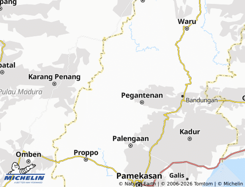 MICHELIN Pasanggar map - ViaMichelin