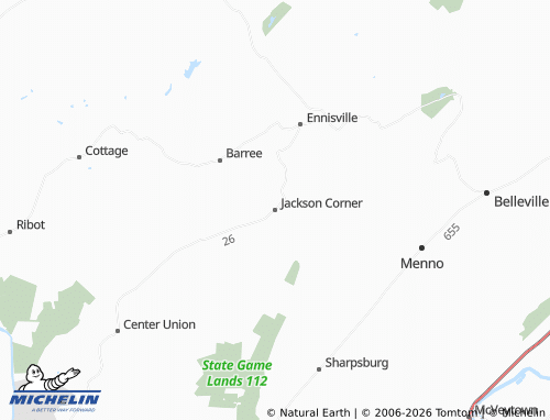 Mapa MICHELIN Jackson Corner - ViaMichelin