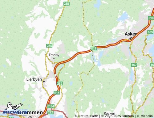 MICHELIN Kjenner map - ViaMichelin