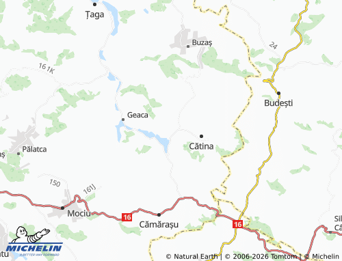 Kaart MICHELIN Valea Caldă - ViaMichelin