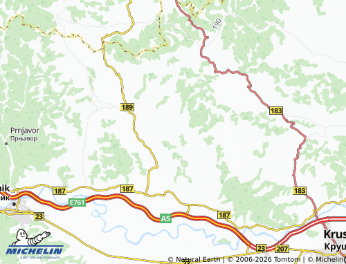 Mapa MICHELIN Lazarevac - ViaMichelin