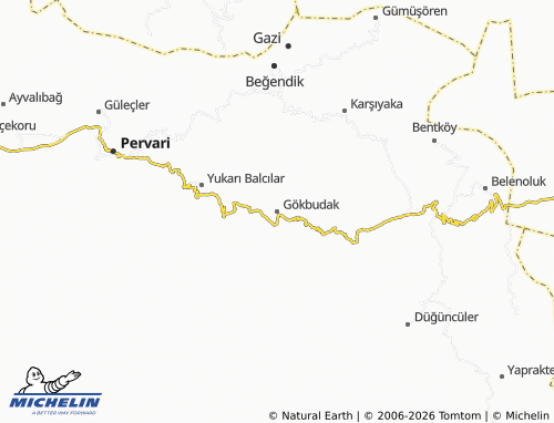 Mappa MICHELIN Gökbudak - ViaMichelin