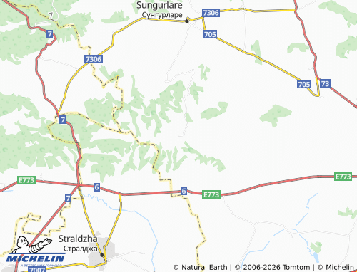 MICHELIN-Landkarte Terziysko - ViaMichelin